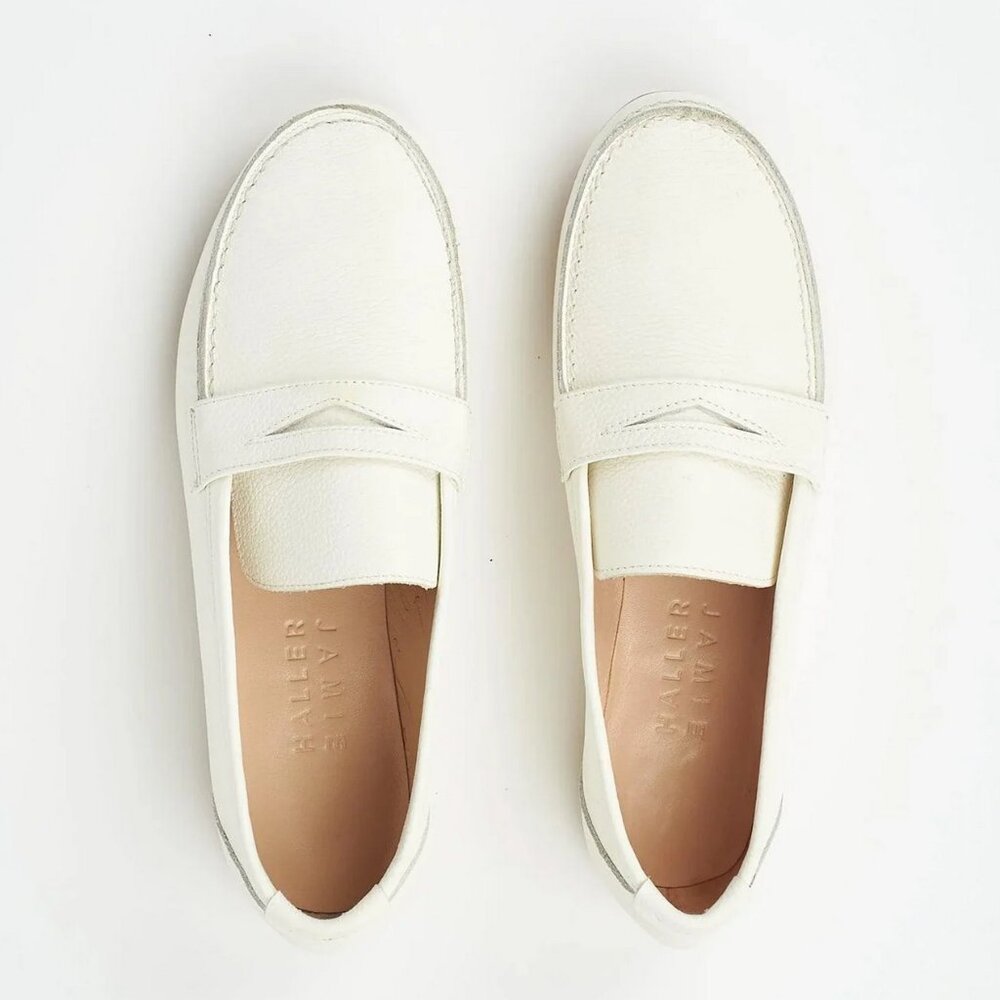 Jamie Haller Penny Loafer White Size 38/8